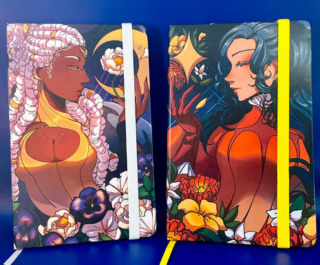 Star and Moon Notebooks [OC]