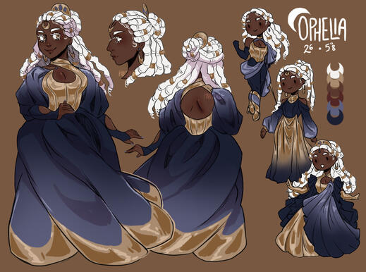 Ophelia Character Sheet [OC]