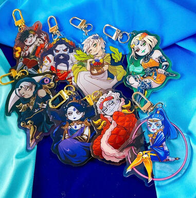 Hades Large Charms