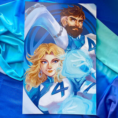 Sue and Reed print